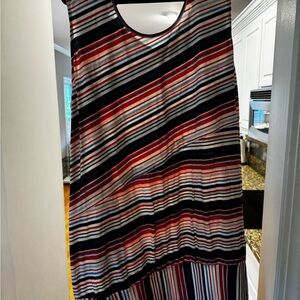 New Directions 🇺🇸  Americana Striped Sleeveless Dress